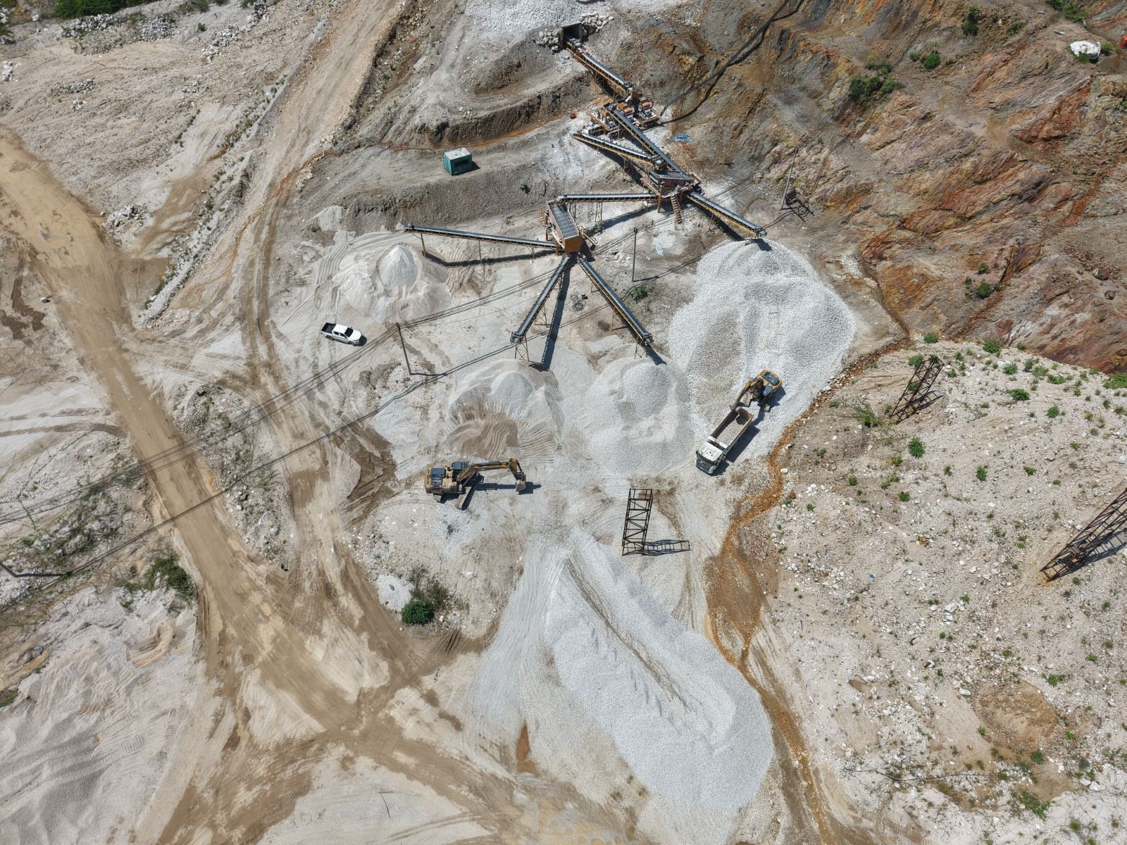 Aerial view of the North Morowali operation